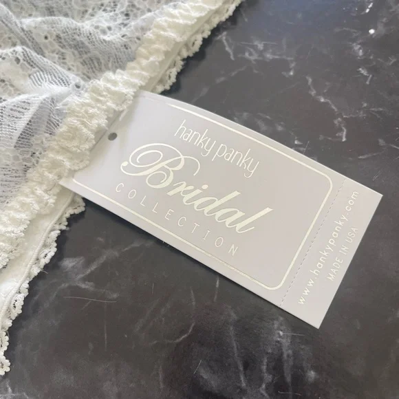 Hanky Panky Lace Bridal Tap Panty - Picture 2 of 3